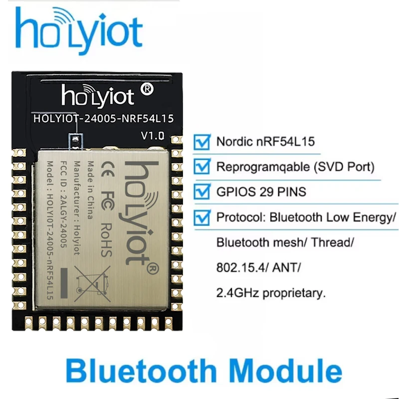 

Модуль Bluetooth 6,0 2,4 ГГц, чип NRF54L15, сетка сверхнизкой мощности, макетная плата, бытовая электроника, модуль BLE, комплект автоматизации