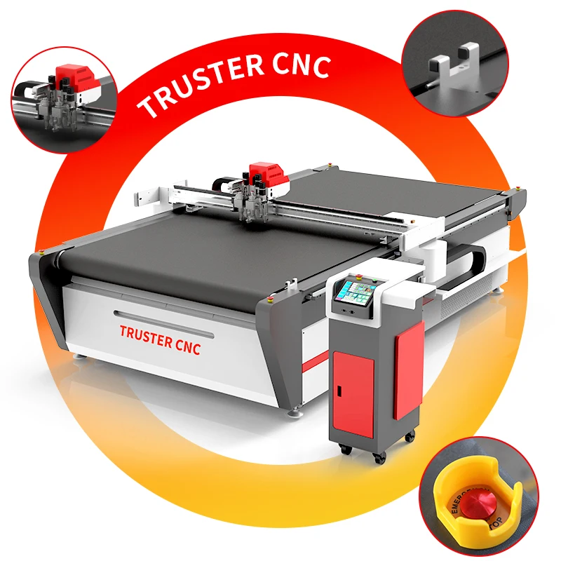 

Auto-Feeding CNC Digital Oscillating Knife Machine Corrugated Paperboard Cartoon Box Cutting Creasing Equipment Core Bearing