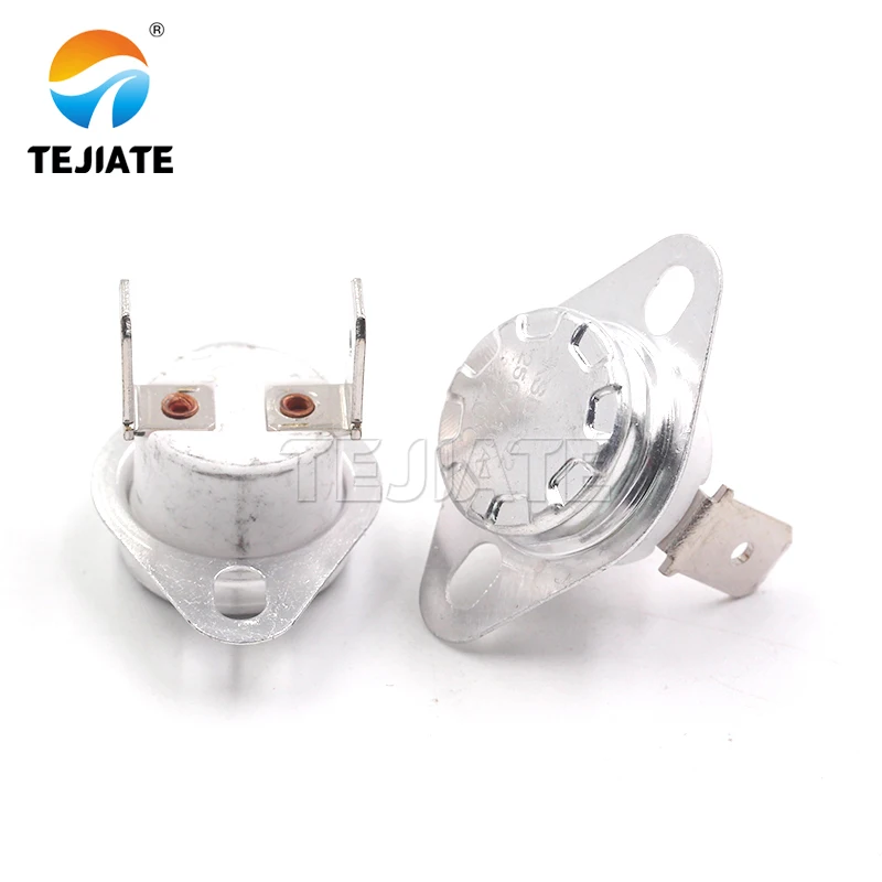 Interruptor de controle de temperatura, controlador de temperatura, interruptor normalmente fechado, cerâmico, KSD302, 95-180 ℃, 250V, 16A