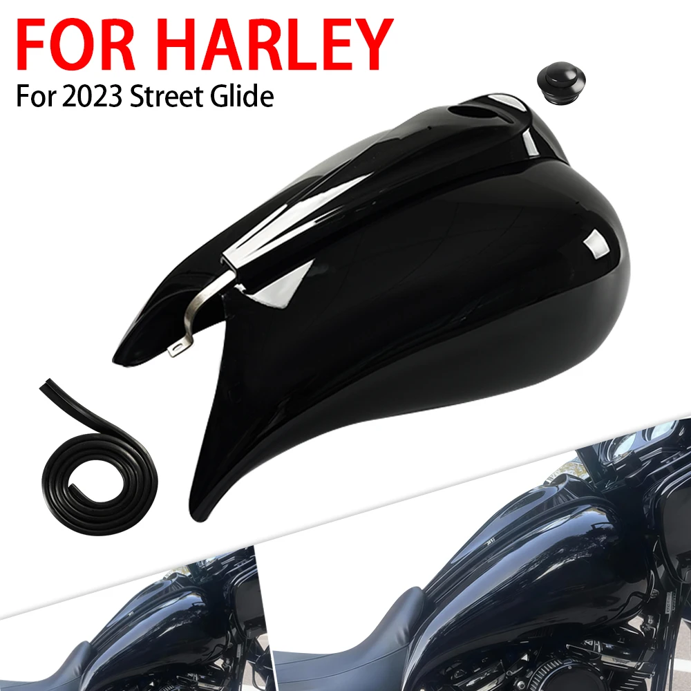 

New Motorcycle Stretched Gas Tank Covers Fuel Shrouds For Harley Touring Street Glide Electra Glide Road Glide 2009 - 2023 2022