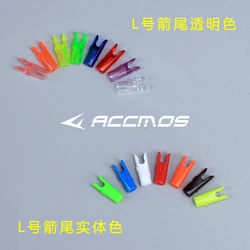 10pcs DIY Plastic Arrow Pin Nocks Size L or Aluminum Nock Pin Needles For ID4.2/6.2/3.2/5.2/8.0mm Arrow Shaft Archery Accessory