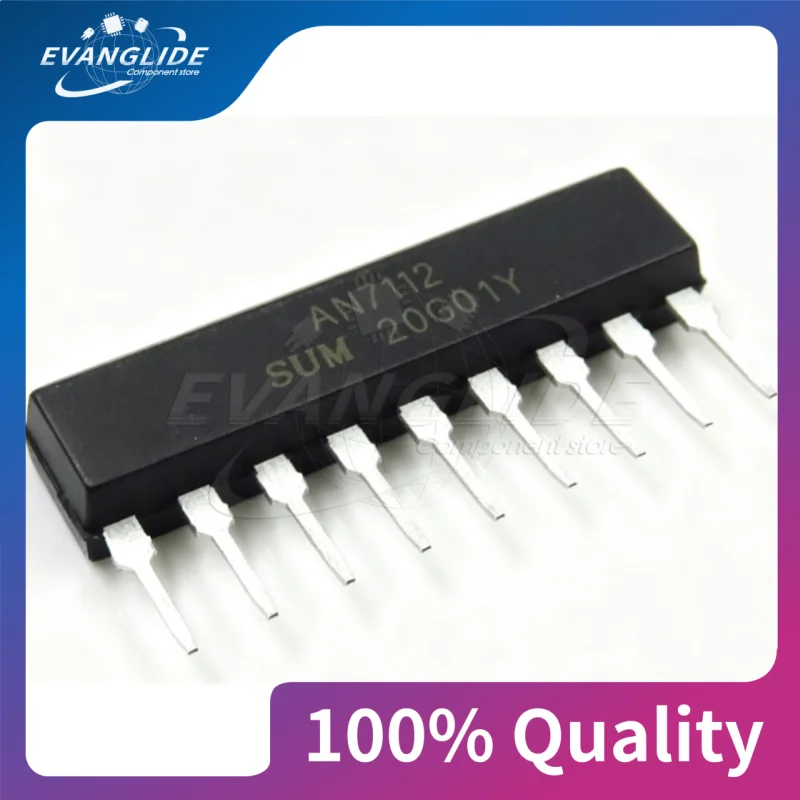 1 PCS/LOT AN7112 SIP-9 Single-row Surface Mount Audio Power Amplifier
