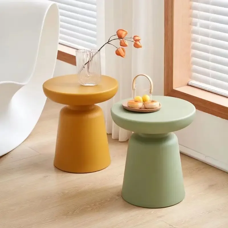 

Nordic Mushroom Shaped Bedside Circular Living Room Small Coffee Table Corner Table Minimalist Side Table Small Furniture Mesas