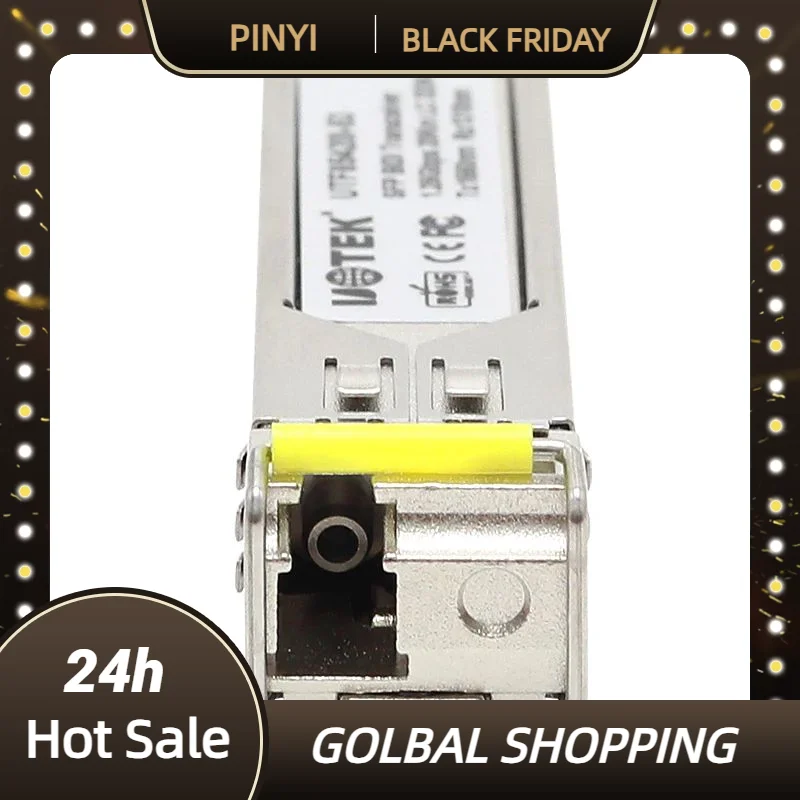 Genuine UOTEK 1000M SFP Transceiver Module Bi-directional 20KM 1.25Gb/s Hot Pluggable LC DDM UTF85420I-53