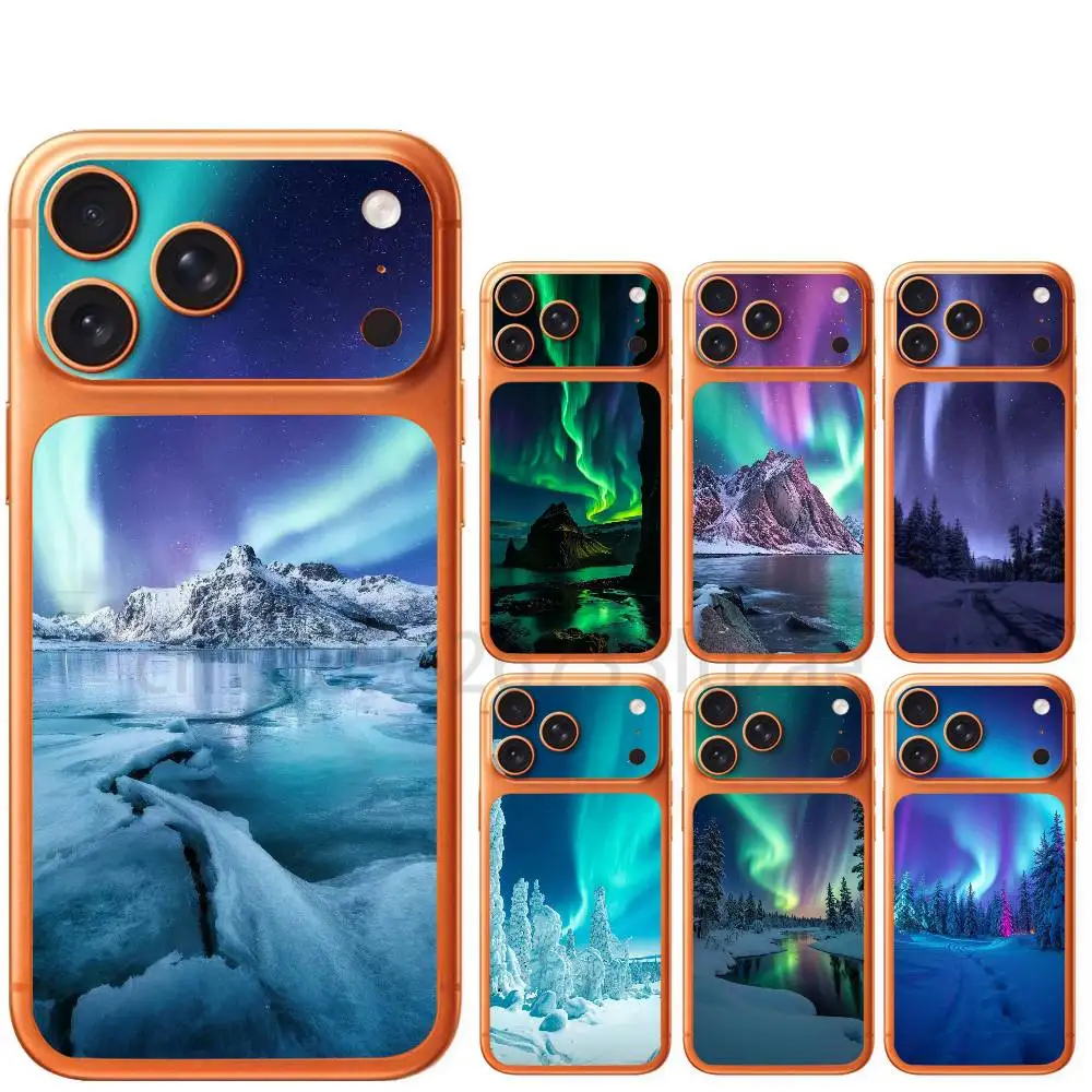 Защитная пленка Aurora Borealis для iPhone 17 Pro и 17 Pro Max с защитой от царапин