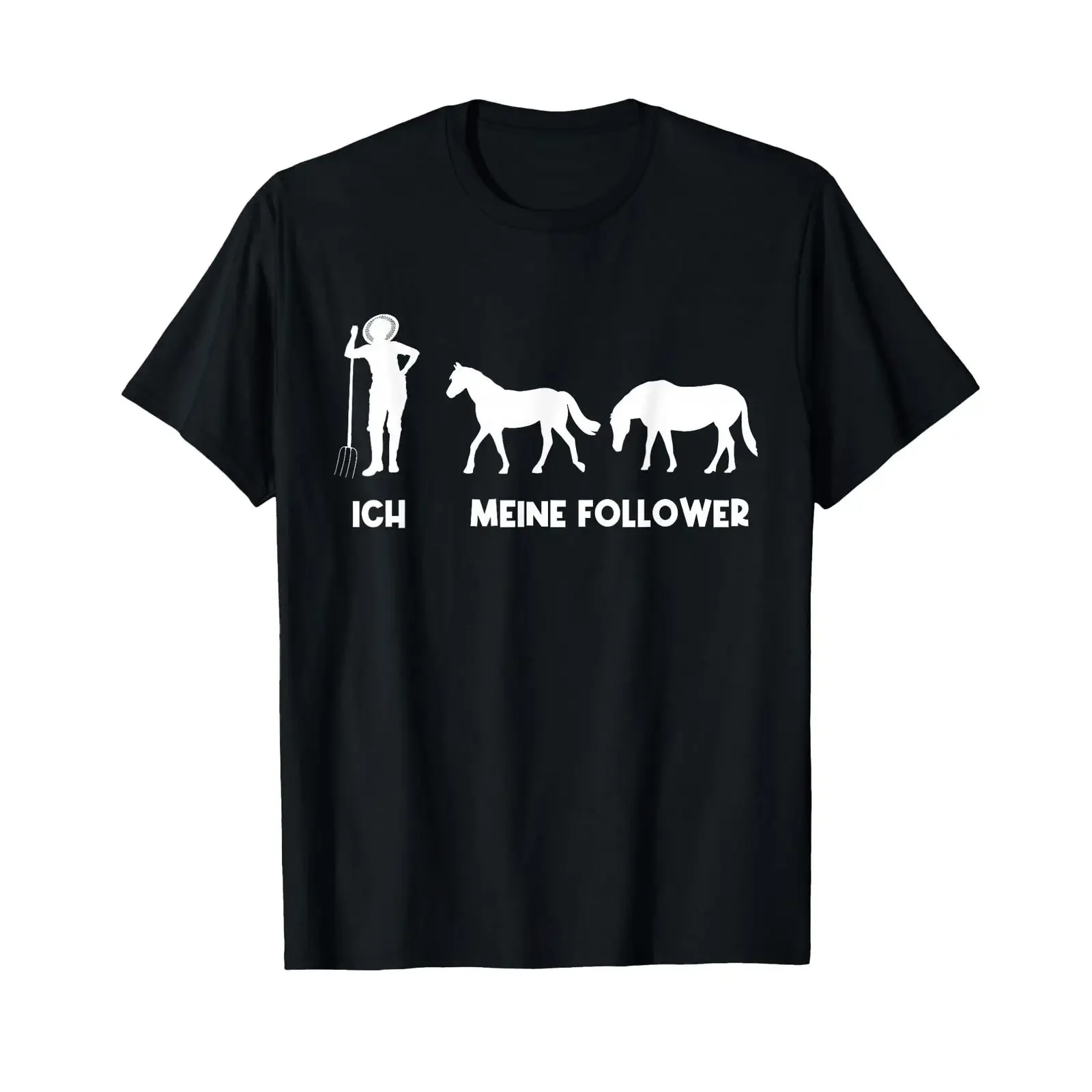 I My Followers Horse T Shirt vintage Washed Slightly Versatile fashion designer clothes graphic Stylish Stretched Soft Casual