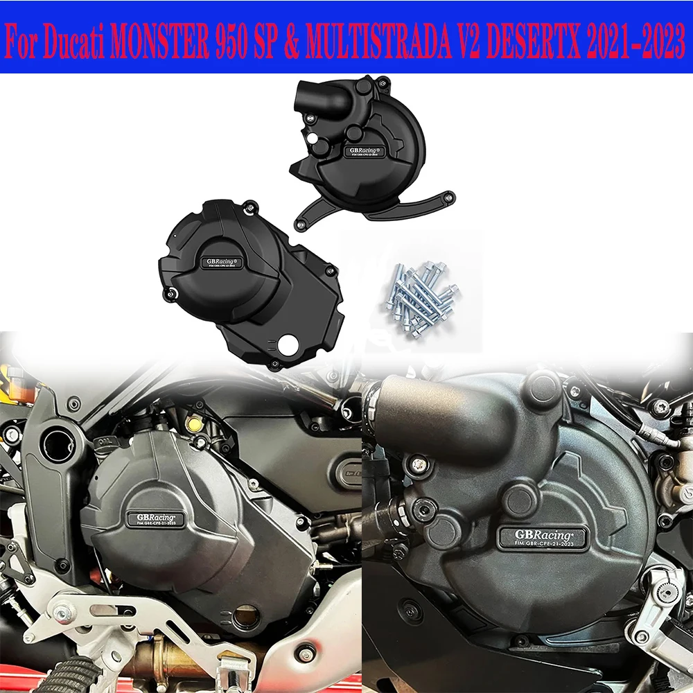 

Motorcycles Engine cover Protection For DUCATI MULTISTRADA V2 MONSTER 950+ & MONSTER 950 SP 2022021-2023