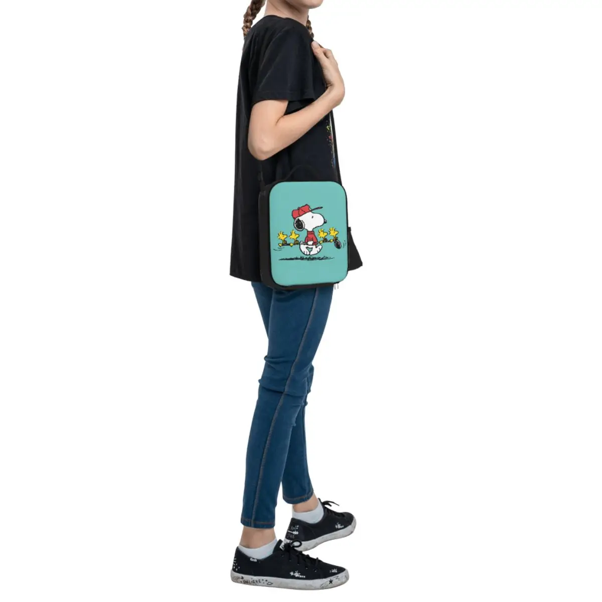 Custom Snoopy Golf Insulated Lunch Tote Bag for Women Cartoon Beagle Dog Cooler Thermal Food Lunch Box Outdoor Camping Travel