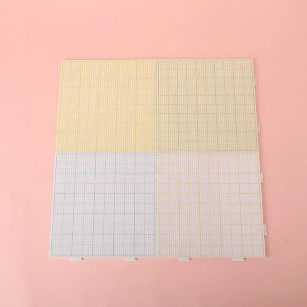 High Quality 2.6mm Bean Board DIY Make Puzzle Handmade Crafts Decor 52Pins Fuse Beads Pegboards Heat Resistant Hama Beads Tool