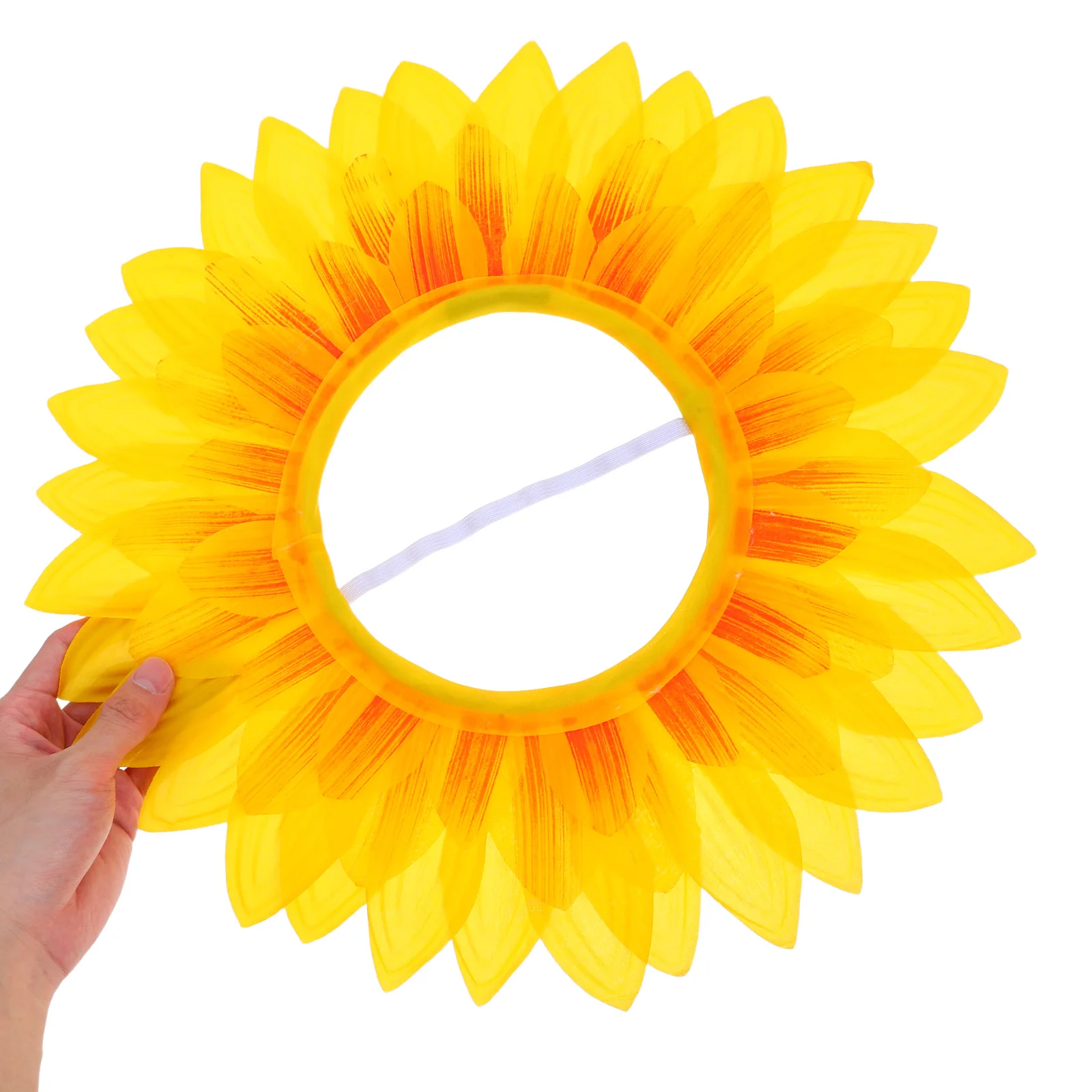 

Sunflower Headgear Costume Kit Headpiece Hat Silk Cloth Kids Headdress Baby Performance Props