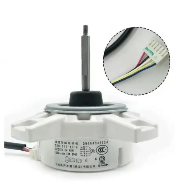 

New 0010403322A SIC-310-40-2 For Haier Frequency conversion Fan Motor DR-9538-70 40W 310V Repair Parts