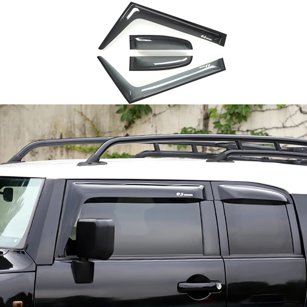Rain Proof Windows Rain Eyebrows Sun Protection Fit For 2006-2022 2023 Toyota FJ Cruiser Cool Luze Exterior Modified Accessorie