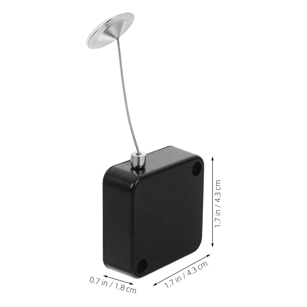 2Pcs Anti-Theft Retractable Steel Cable Tether Lock for Remote Control Tablet Key Gaming Controller Showroom Security Display