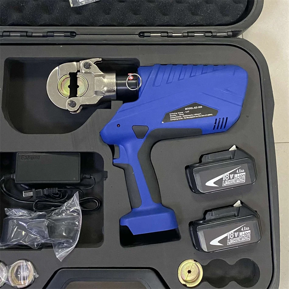 Charging Handy Electric Copper High Pressure Mechanical Cable Lug Hydraulic Crimping Hand Tools Pliers EZ-300
