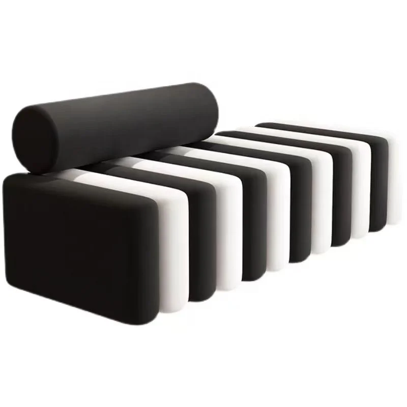 Nordic living room sofa stool rectangular shoe stool bedroom bedside stool