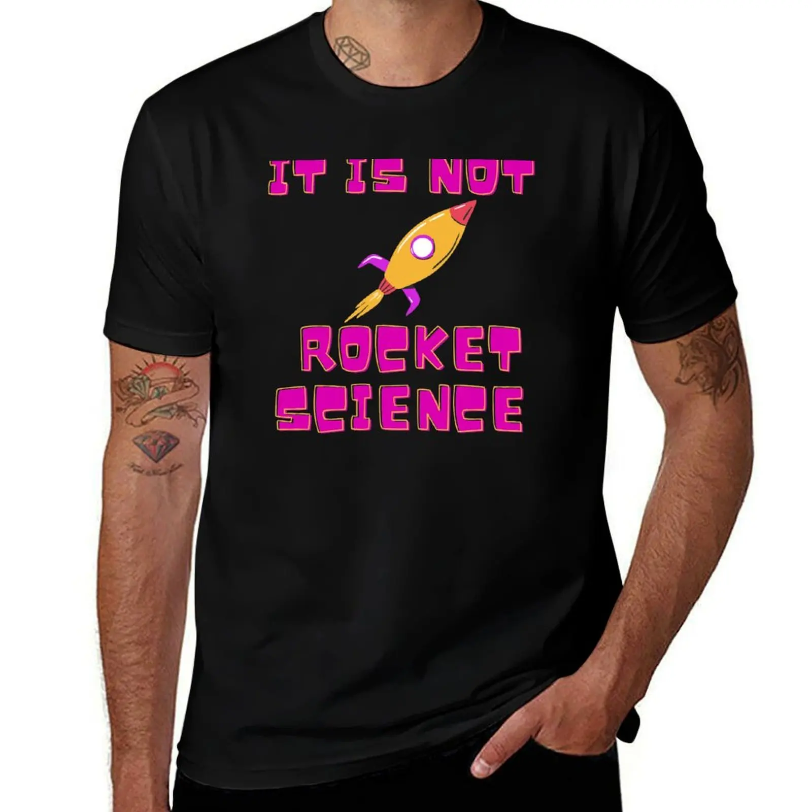 

It is not rocket science T-Shirt t shirts for man slim fit t shirt man casual t shirts cotton 100% T-Shirt