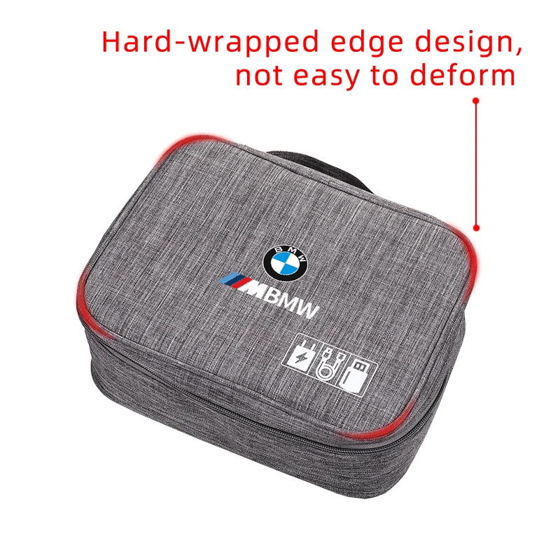 Car Storage Bag Waterproof Digital Protective Organiser Case For BMW X3 X5 M5 M3 E46 E90 E60 F10 E39 F30 E36 G30 E87 E70 E91 E30