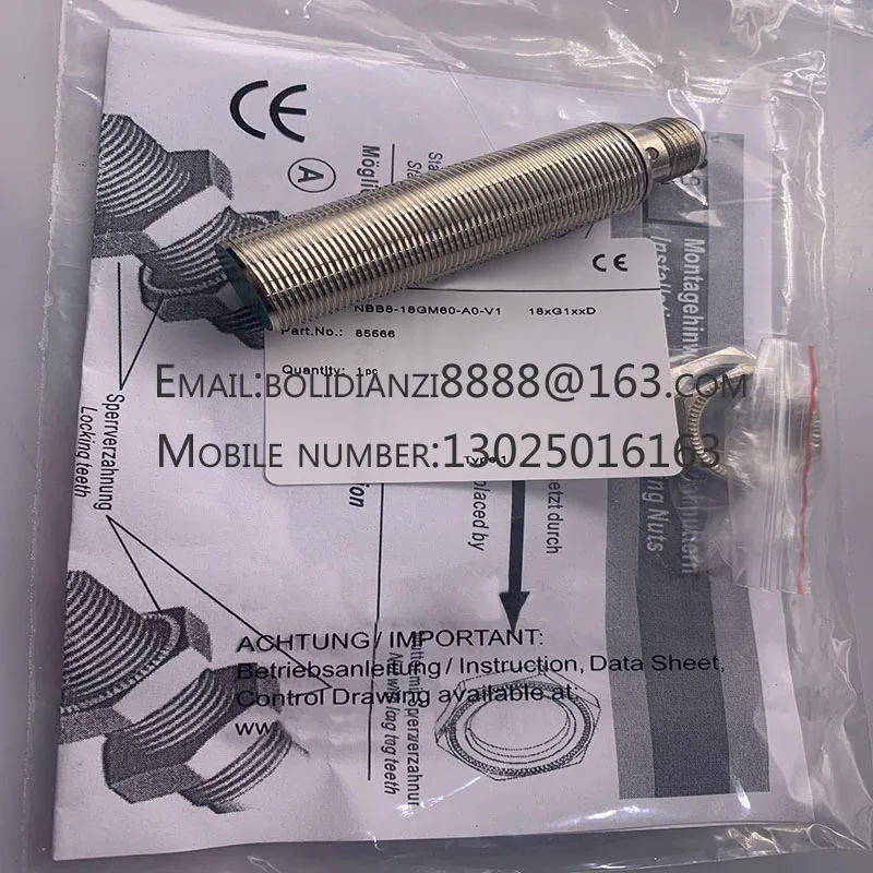 Nuevo sensor de interruptor de proximidad NBB8-18GM60-A0 A2