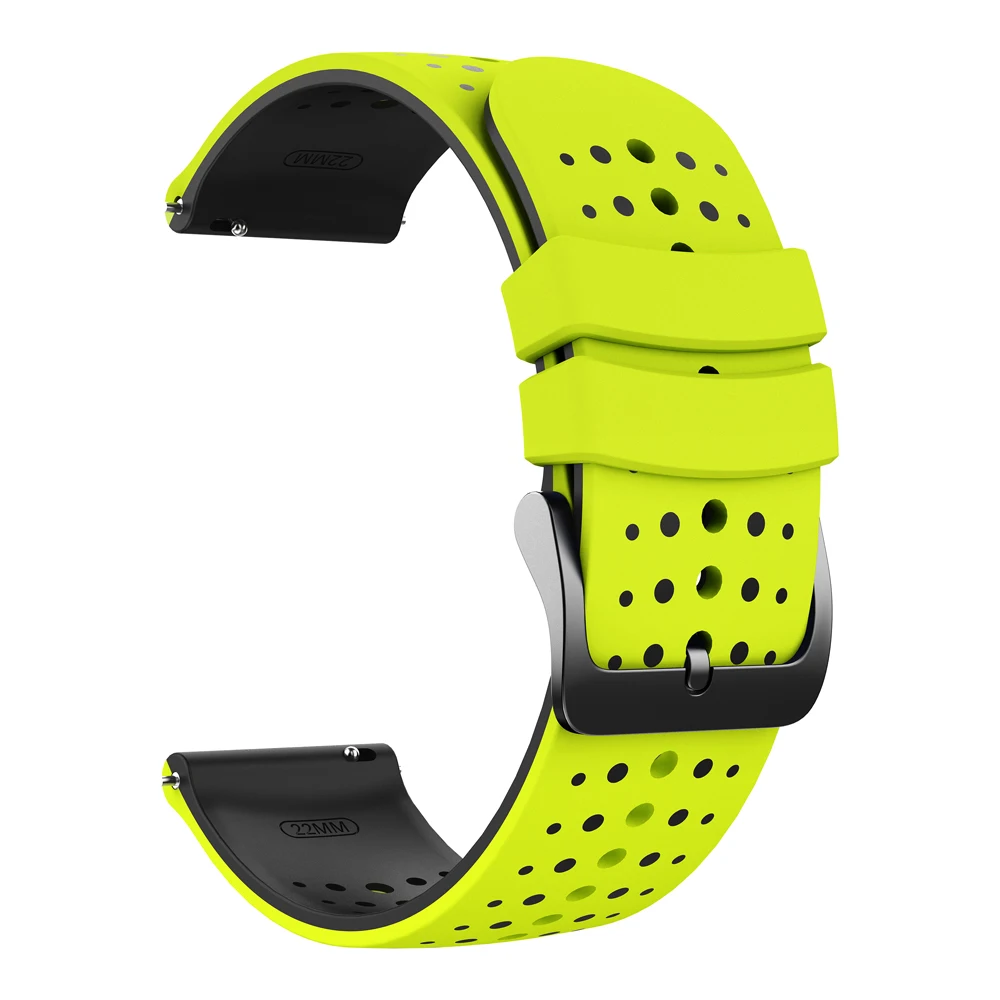 Bracelet de Sport en Silicone à dégagement rapide, 22mm, pour SUUNTO RACE 2 S/run/VERTICAL/OCEAN/SUUNTO 9 PEAK PRO DLC/5 PEAK