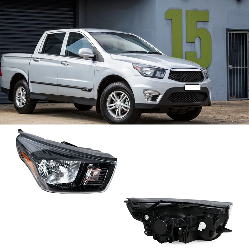 Car Headlights For Ssangyong Actyon Sport 2013 2014 2015 2016 2017 2018-2023 Headlights Running Light Driving Light Assembly