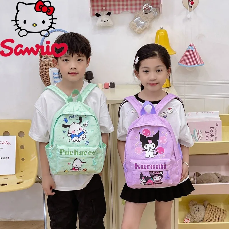  Cinnamoroll My Melody Cartoon Children's School Bag Student Backpack Super Light Cute Backpacks Large Capacity