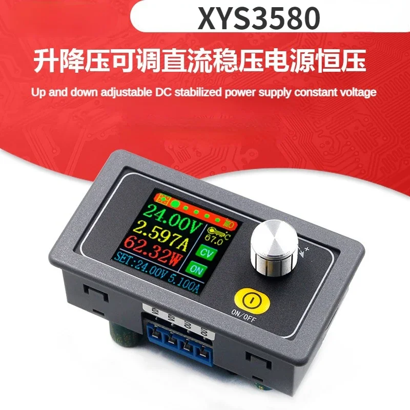 XYS3580 DC DC Buck Boost Converter CC CV 0.6-36V 5A Power Module Adjustable Regulated laboratory power supply variable