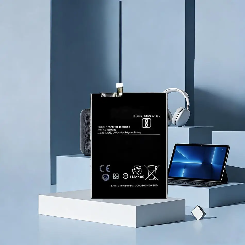 

Аккумулятор для мобильного телефона Xiaomi Redmi Note 9 5G 10X 4G BN54 Note9, 5020 мАч, с быстрой зарядкой и длительным сроком службы