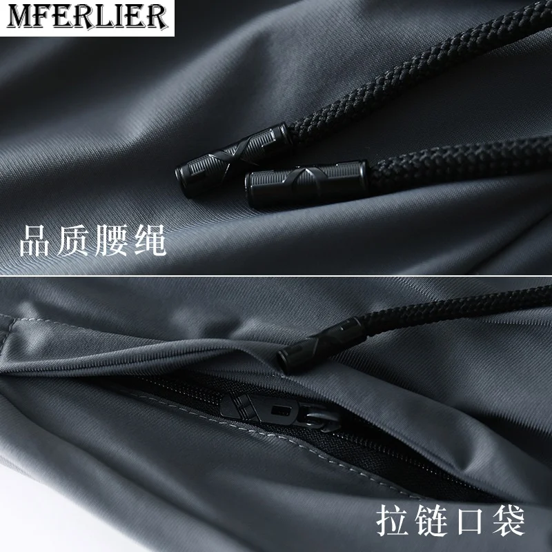 spring summer autumn men sports pants plus size 8XL ice thin Breathable quick dry pants loose elastic pencil pants