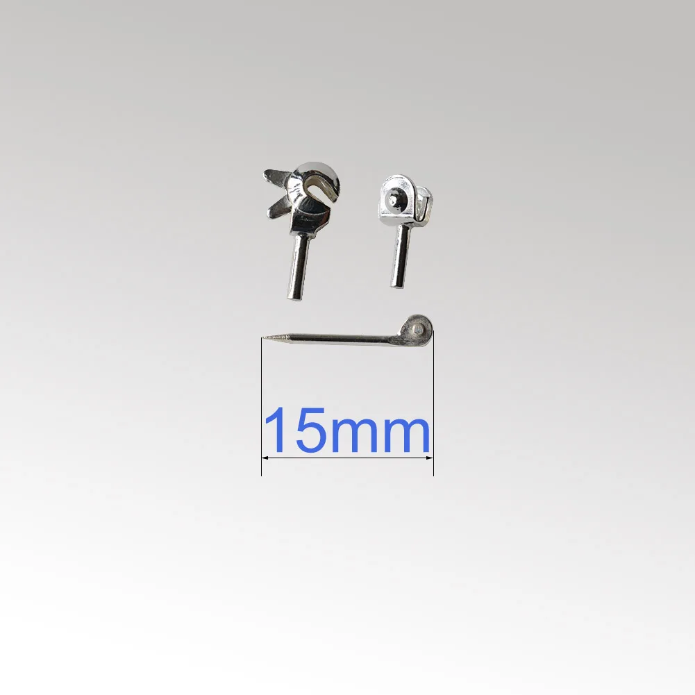925 Sterling Zilveren Broche Pin Backs Voor Sieraden Maken, Zilveren Broche Pin Kit, Pin Terug Rechte Vergrendeling Sieraden Vinden