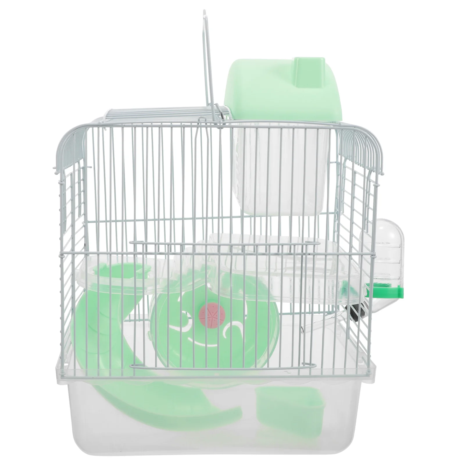 

Hamster Cage Large Rat Guinea Pig Platform Iron Wire Double-layer Hideout Nest Cages Castle