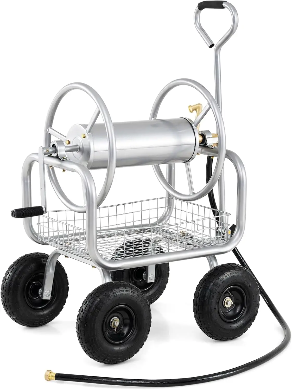 Garden Hose Reel Cart, 300ft 5/8