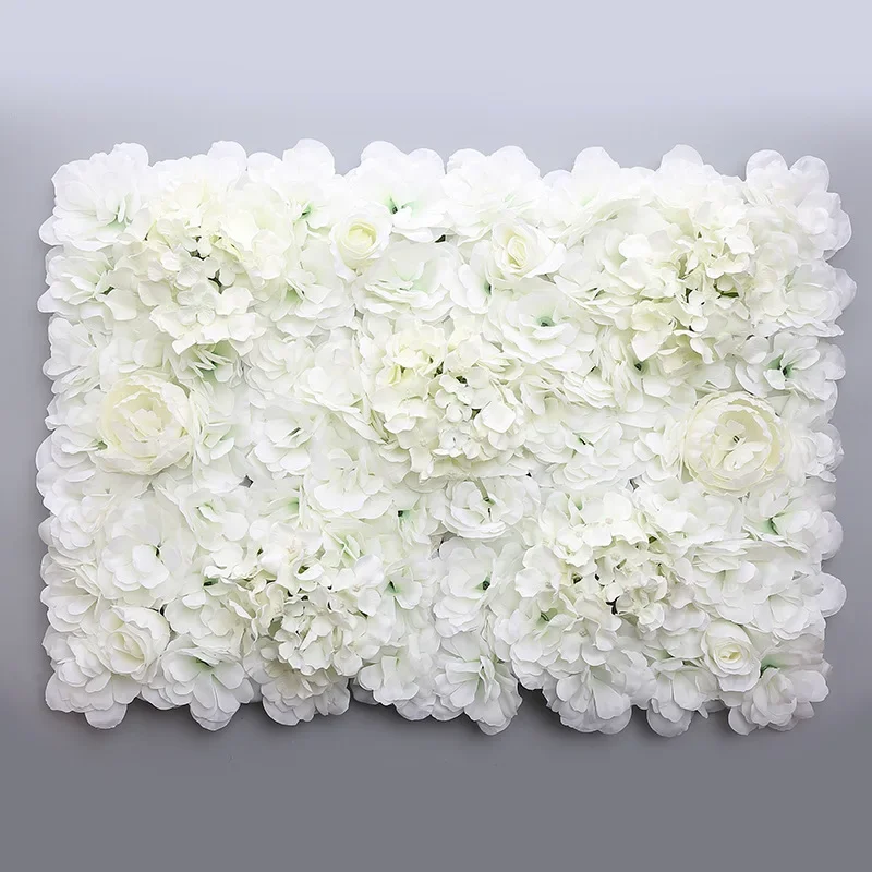 40*60cm Wedding Flower Wall Simulation Silk Flower Row Window Stage Background Wall Outdoor Photo Fake Flower Wall