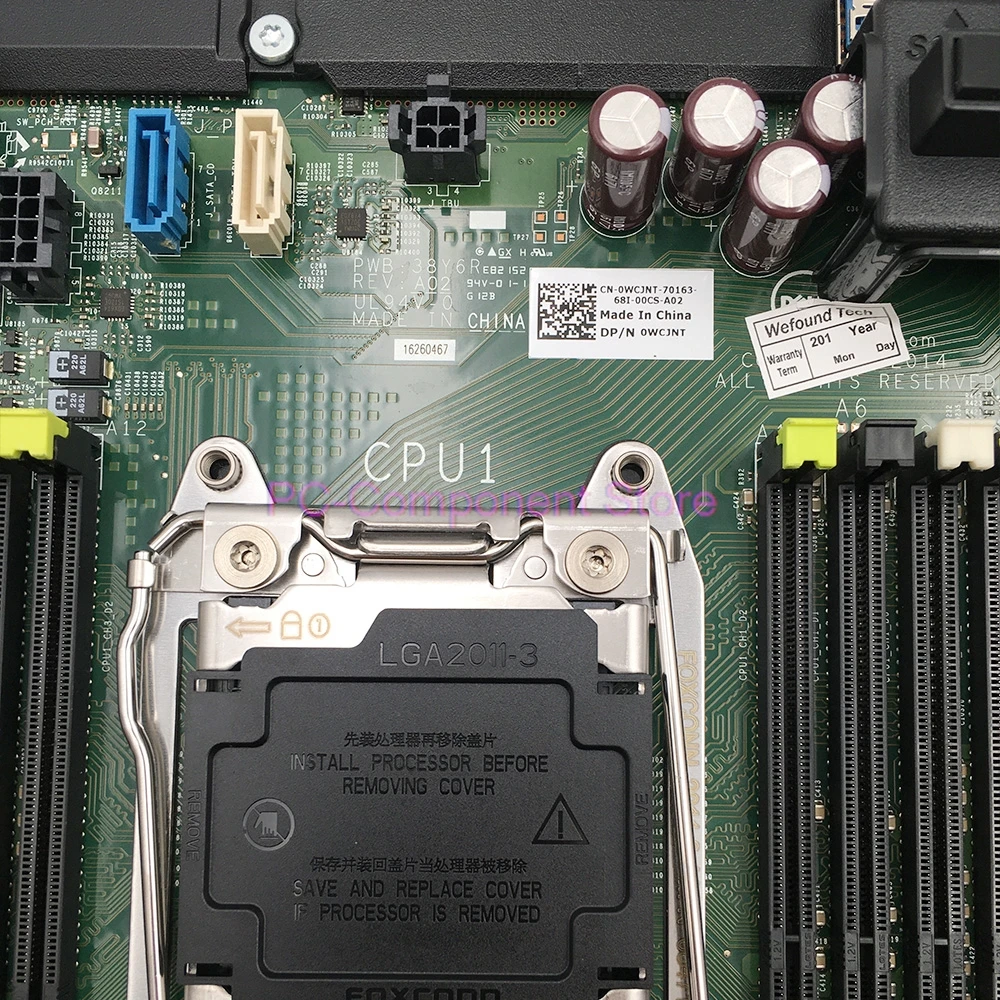 

Server Motherboard 599V5 WCJNT R53PY 4N3DF R730 R730XD