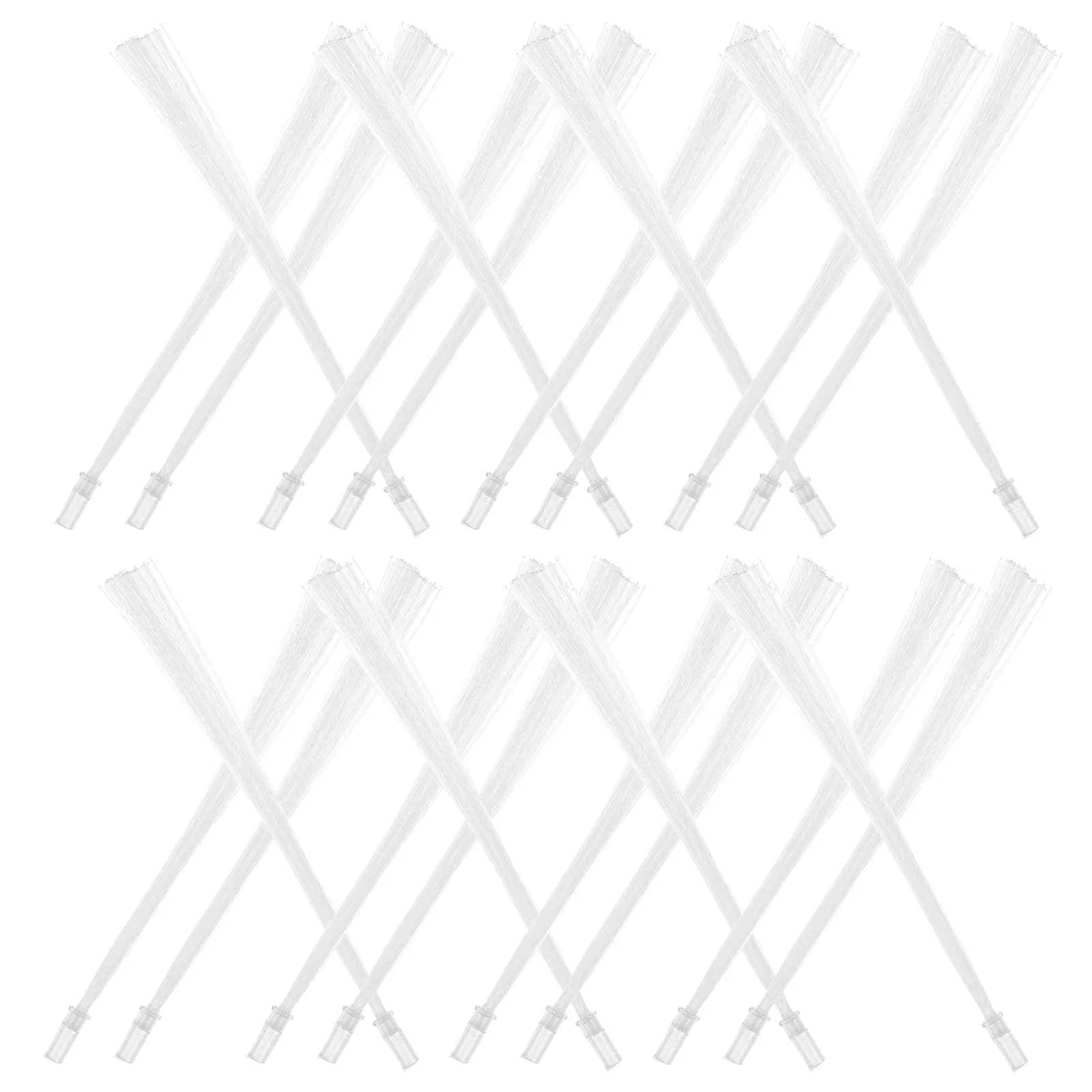 50Pcs Fiber Optic Rods for Lighting Festive Party Table Decor Neon Tabletop Decorative Props Supplies Table Decorations