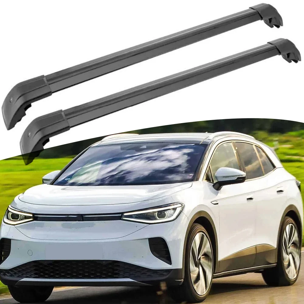 VULIXYUAN 2 قطعة قضبان متقاطعة رفوف سقف تناسب VW ID.4 2020-2025 مع قضبان السقف #1