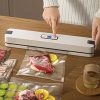 220V Vacuum Sealer Automatic Food Sealer , Household Vacuum Sealing, Packaging Machine, 10PCs Package Bags Power tools