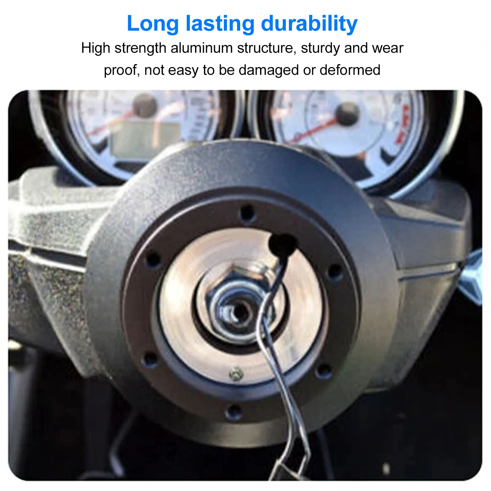 142H Steering Wheel Hub Adapter Aluminum Replacement for Datsun 510 620 720 240Z 260Z 280Z Aluminum Steering Wheel Hub Adapter - view 2