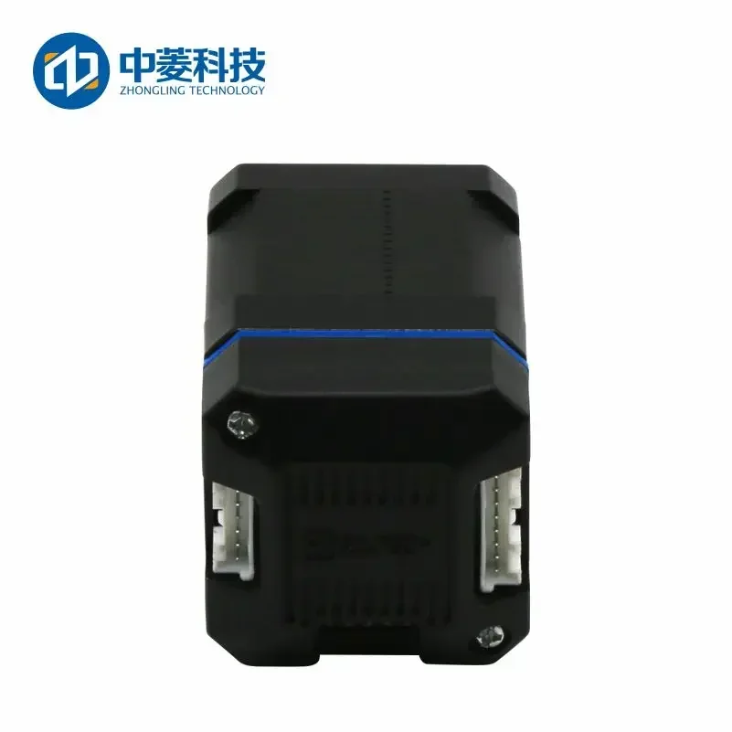 CANopen low noise nema17 2 phase 0.7N.m 24-48V 2500 wire encoder brushless closed loop integrated stepper motor with driver kit