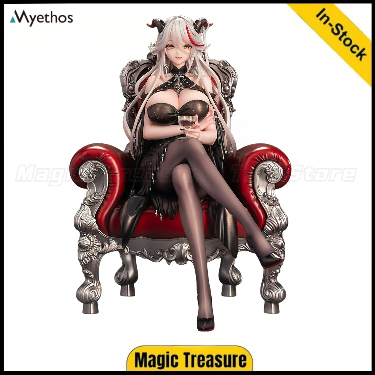 

【In Stock】Original Myethos Azur Lane Egnes Rose Celebration Figure Ornaments Toy