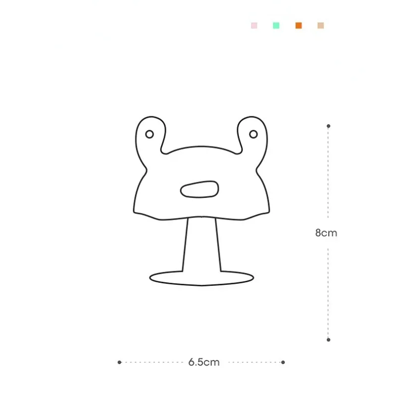Mushroom Head Frog Teether Silicone Baby Chewing Toy for Soothing Gums Infant Training