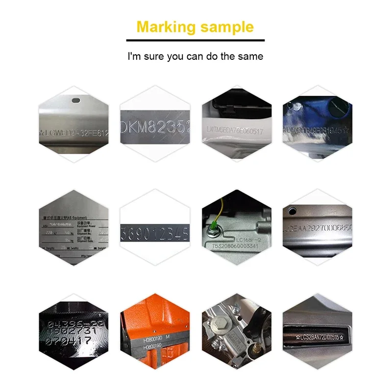Pneumatic Electric Metal Steel Pipe Steel Plate Mold Engraving Machine Portable Stainless Steel Coding Machine Marking Machine