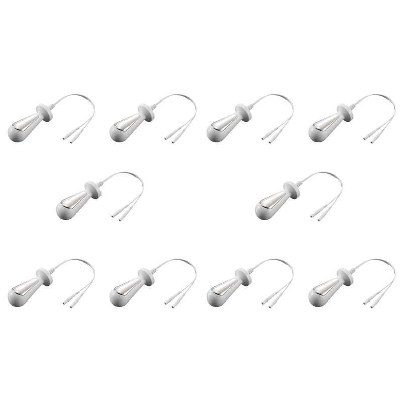 

10X Vaginal Probe Electrodes For Pelvic Floor Exerciser Incontinence Therapy Kegel Exerciser Use With TENS/EMS Machines