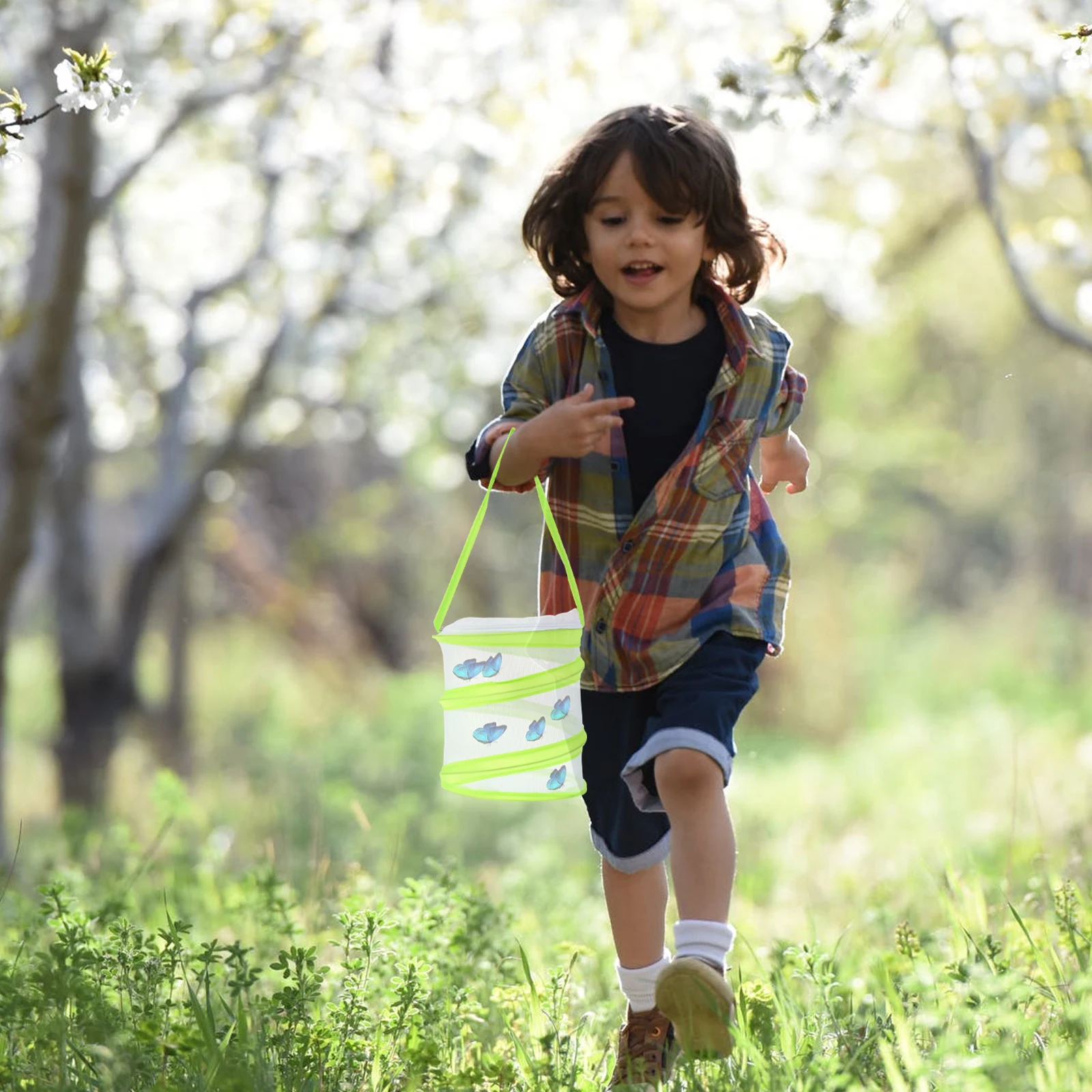 

1pc Folding Storage Breeding Enclosure Lightweight Durable for Exploration Portable Green Outdoor Learning Tool