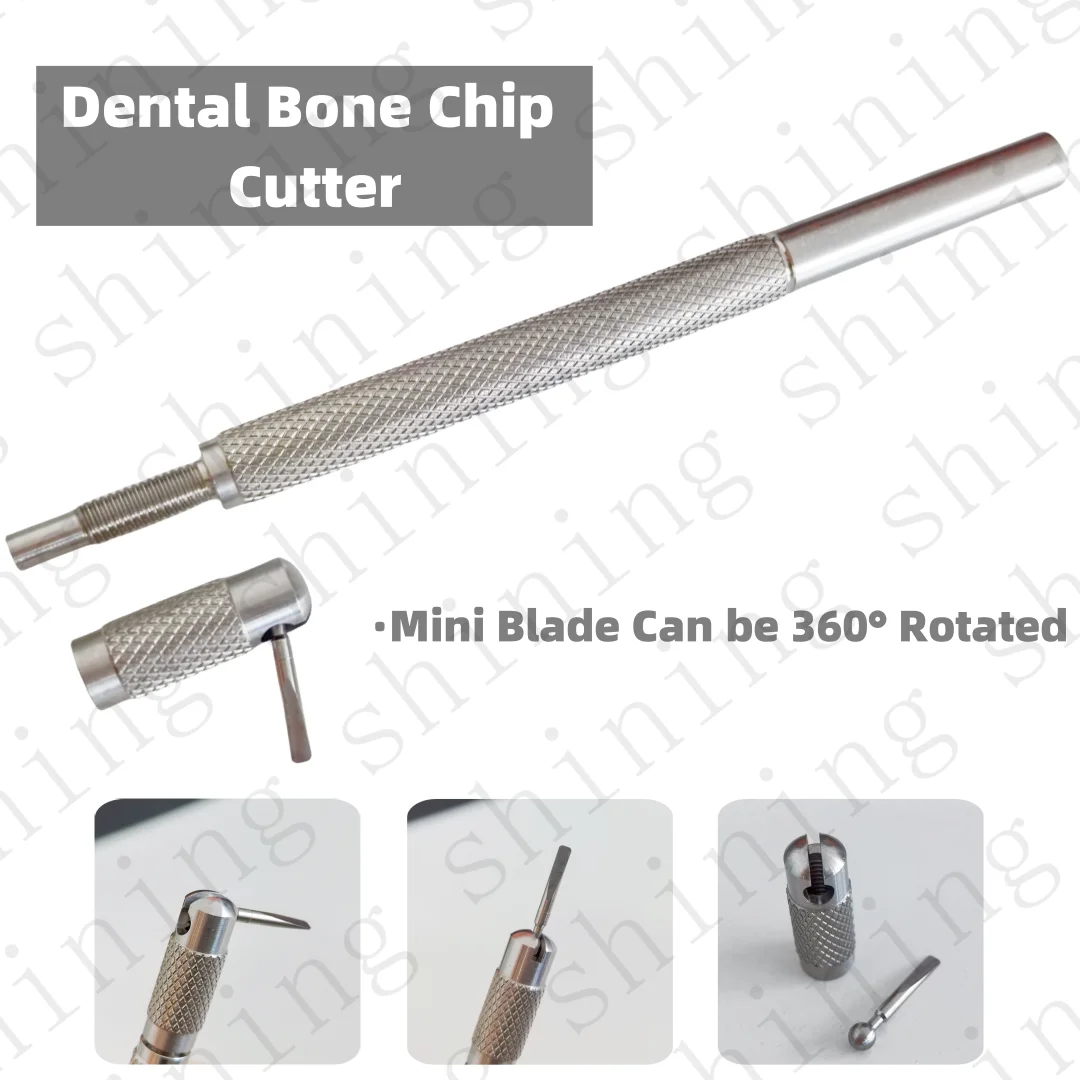 

1Piece Dental Chip Blade Collector Bone Cutting 360° Rotation Bone Chip Cutter