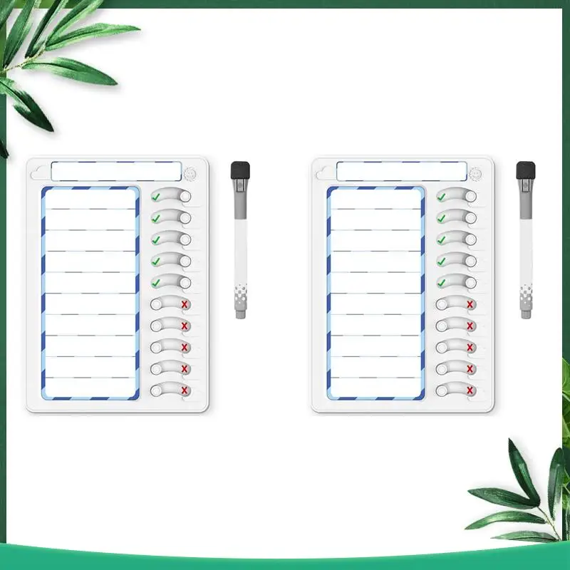 YSS-2X Erasable Chore Chart For Kids To Do List Routine Task Planning Board With Magnetic Stickers Refrigerator Magnet