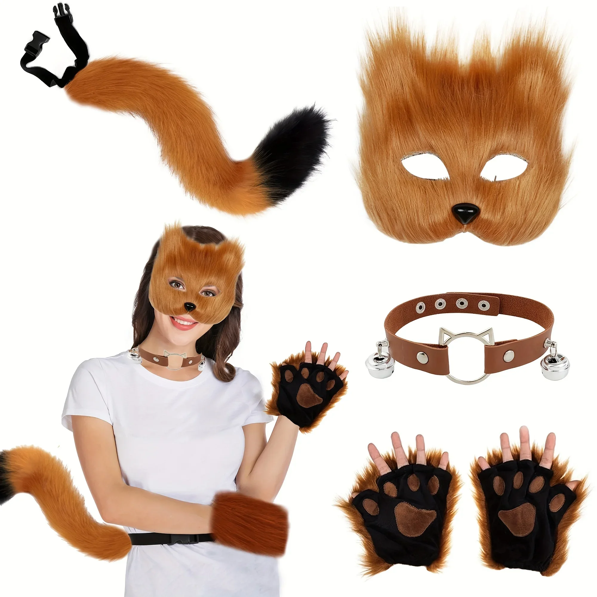 

5 Halloween Fox costume sets are perfect for Marigra Valentine's Day and Halloween
