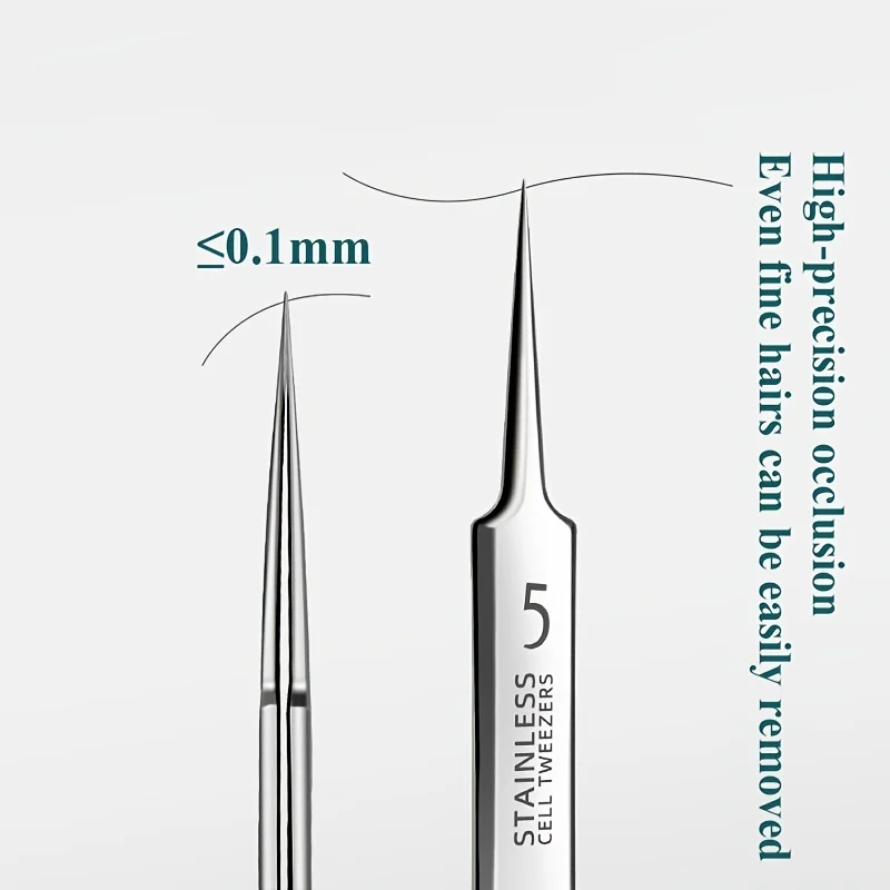 Aço inoxidável Blackhead remoção pinças, eficaz Comedones Extractor, Whiteheads remoção, ferramentas de limpeza profunda