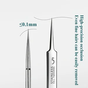 Blackhead Stainless Steel Removal Tweezers, Effective Extractor Comedones, Whiteheads Removal, Deep Cleaning Tools 10 Main Sales Cloves Remover - №8