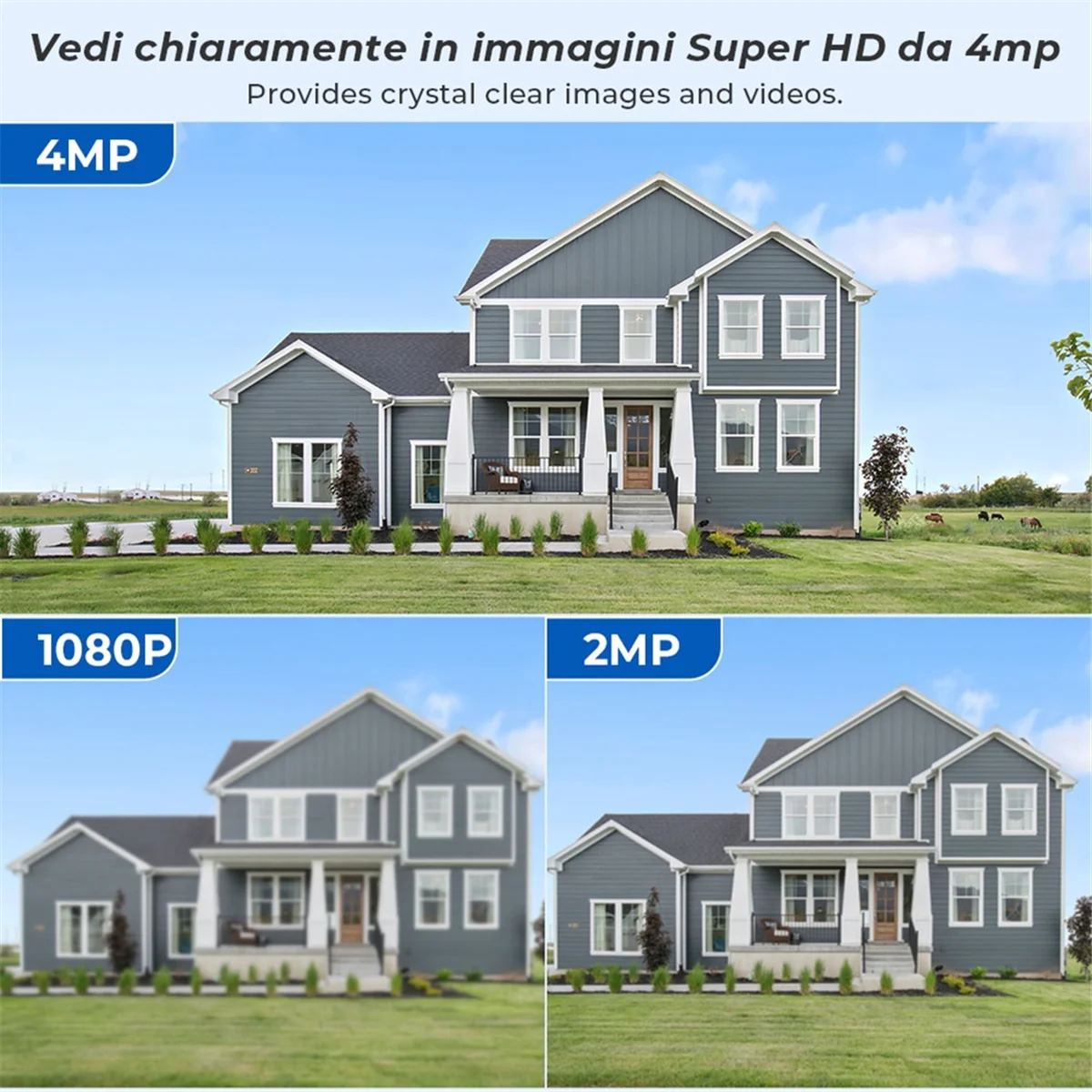 Efficient 4MP WiFi Camera PTZ Outdoor Night Vision IP Camera Human Detect iCSee