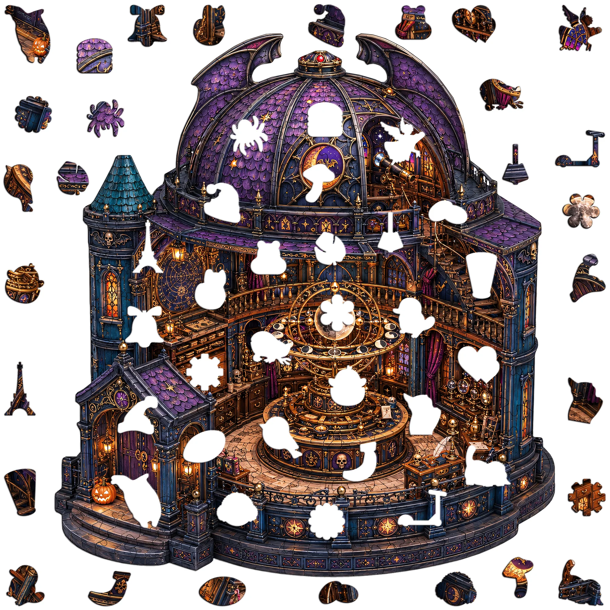Bedroom Flat Wooden Puzzle Educational Toy Animal Jigsaw Puzzle Unique Gift for Any Occasion Gift for Teens Kids